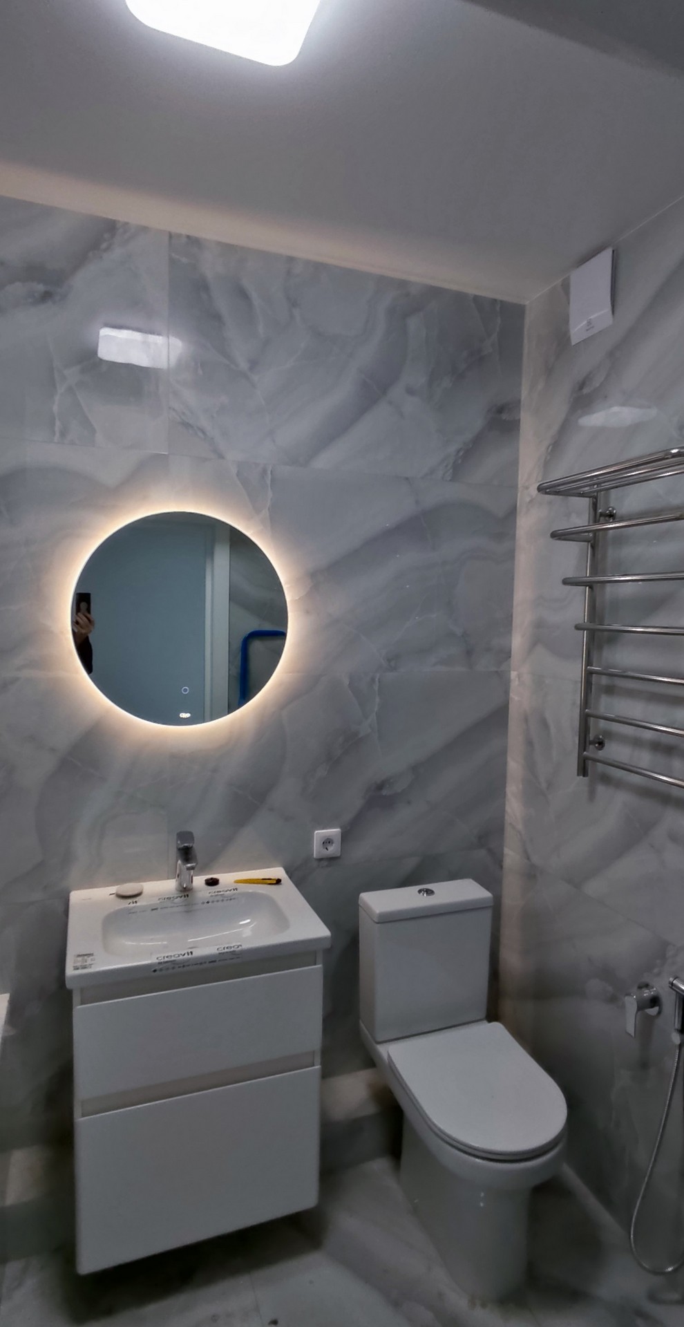 Плиточні роботи в однокімнатній квартирі 55м2