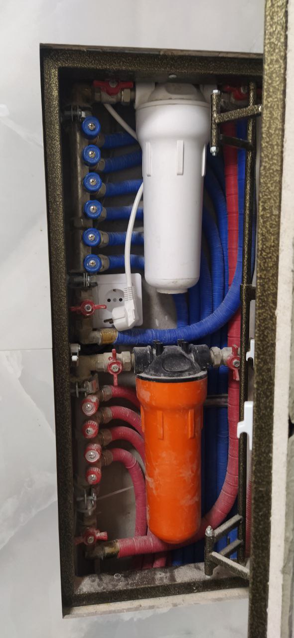 Сантехнічні роботи в однокімнатній квартирі 45м2 ЖК AGAM