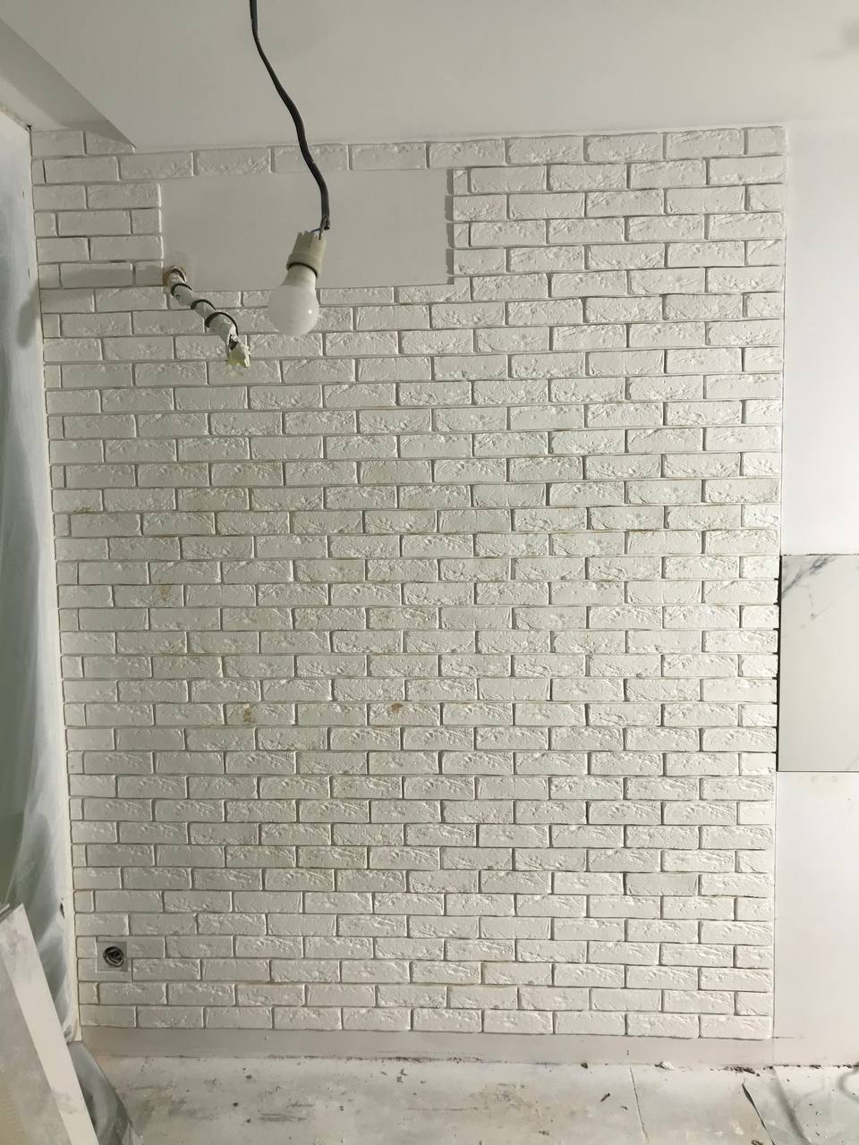 Плиточные работы в однокомнатной квартире 44м² ЖК Місто квітів