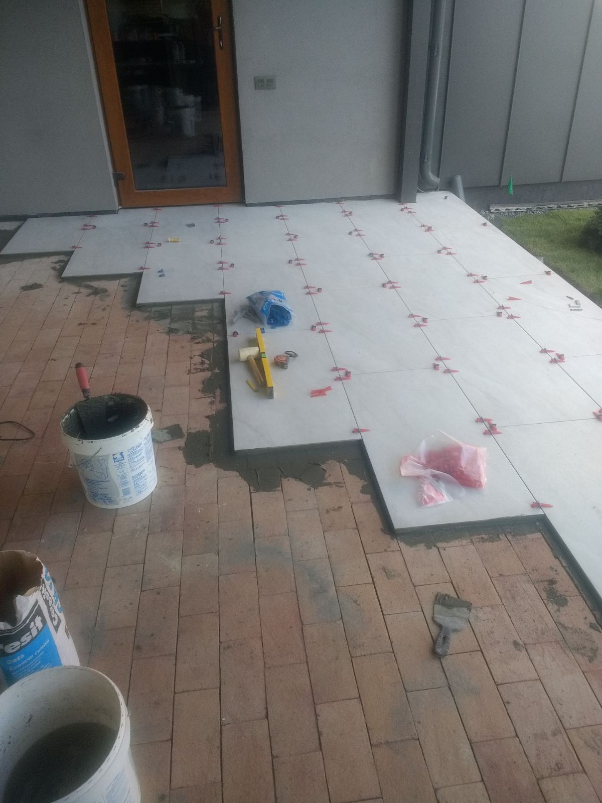 Плиточные работы в коттедже 102м​² Бортничи