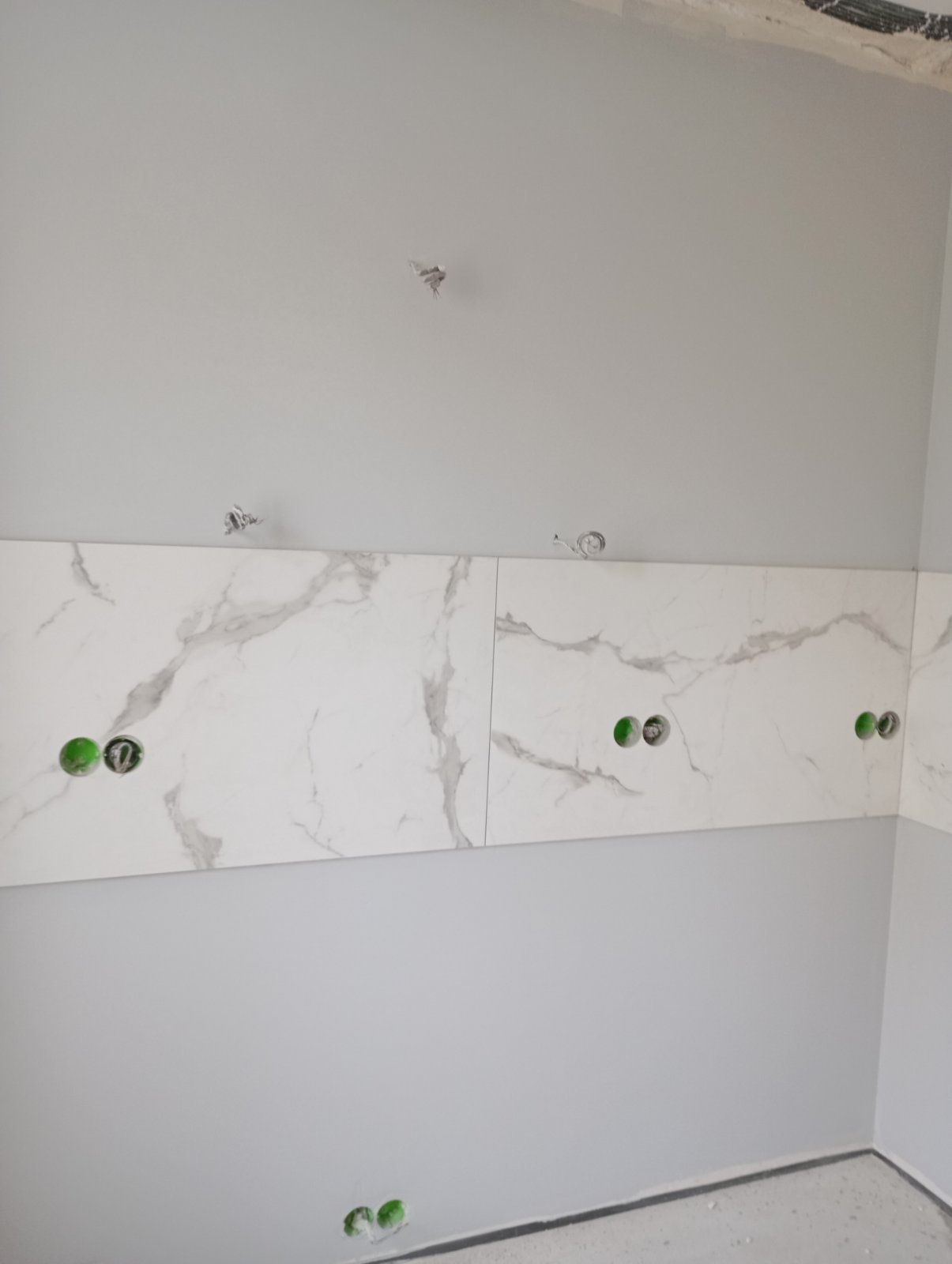 Плиточные работы в однокомнатной квартире 32,4м² ЖК Метрополис