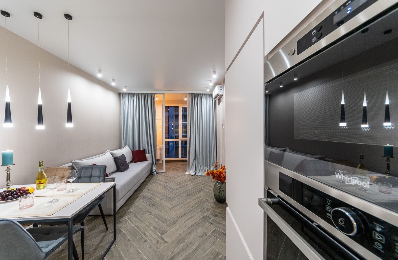 Плиточные работы в двухкомнатной квартире 74м² ЖК Комфорт-таун