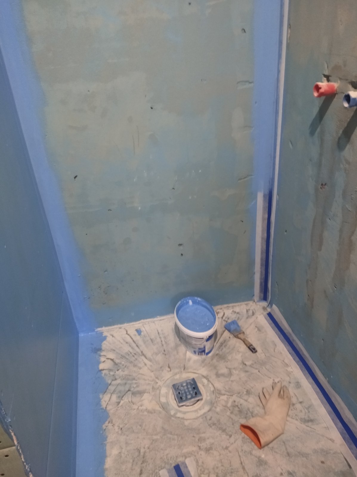 Плиточные работы в однокомнатной квартире 45м² ЖК AGAM