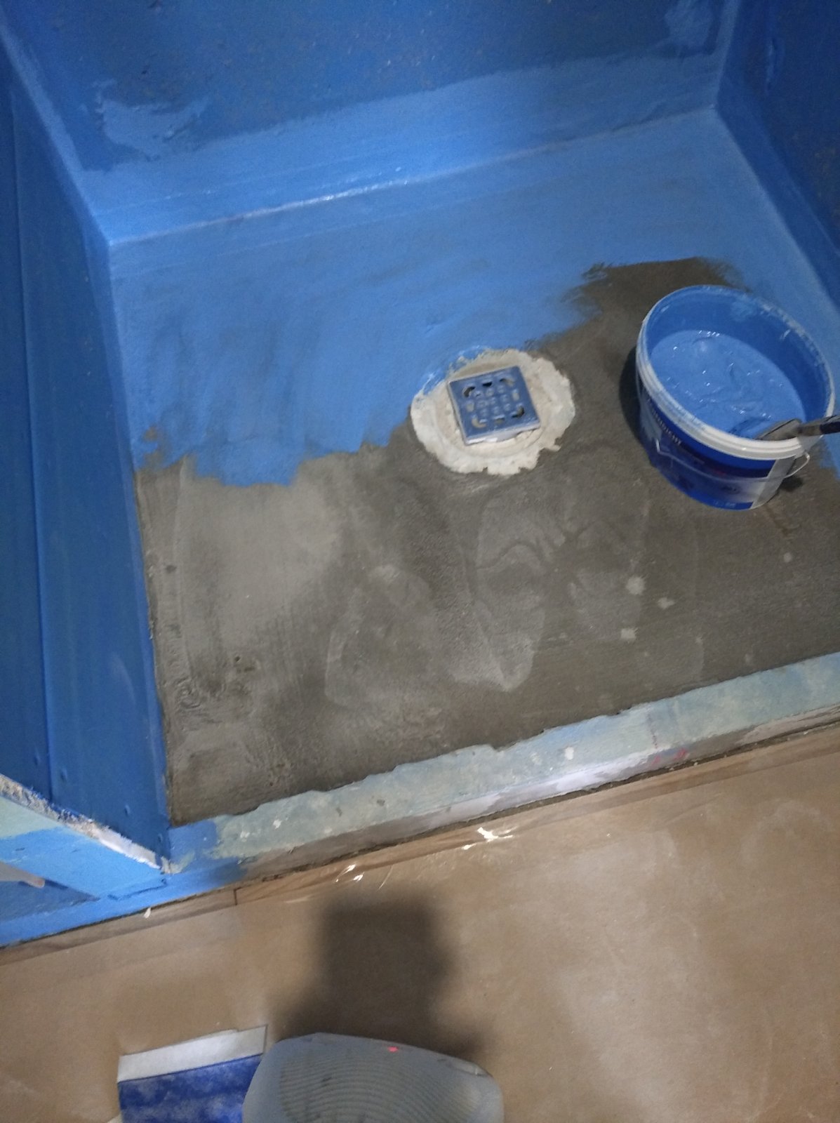 Плиточные работы в однокомнатной квартире 45м² ЖК AGAM