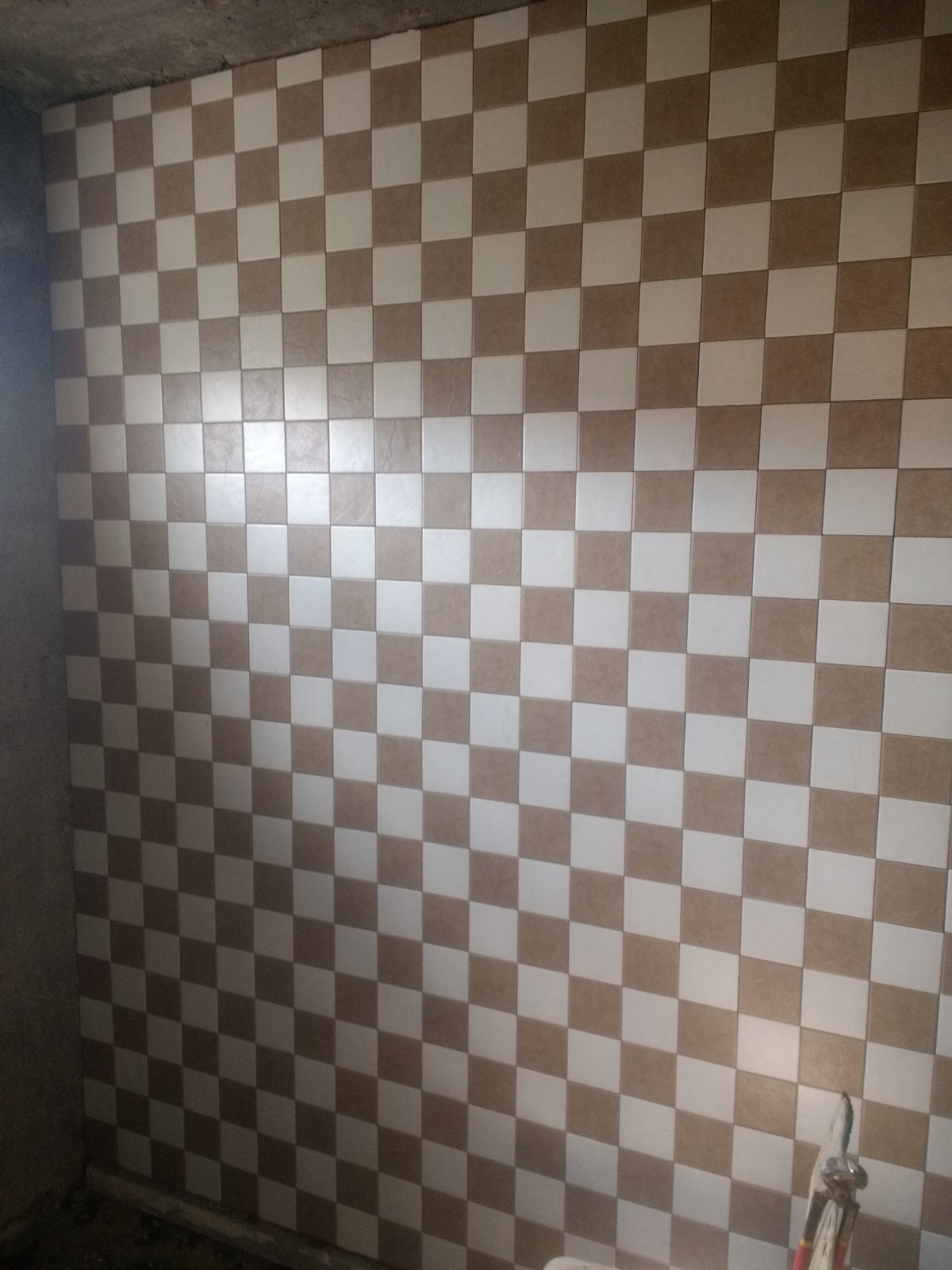 Плиточные работы в однокомнатной квартире 35м​² ЖК Файна Таун