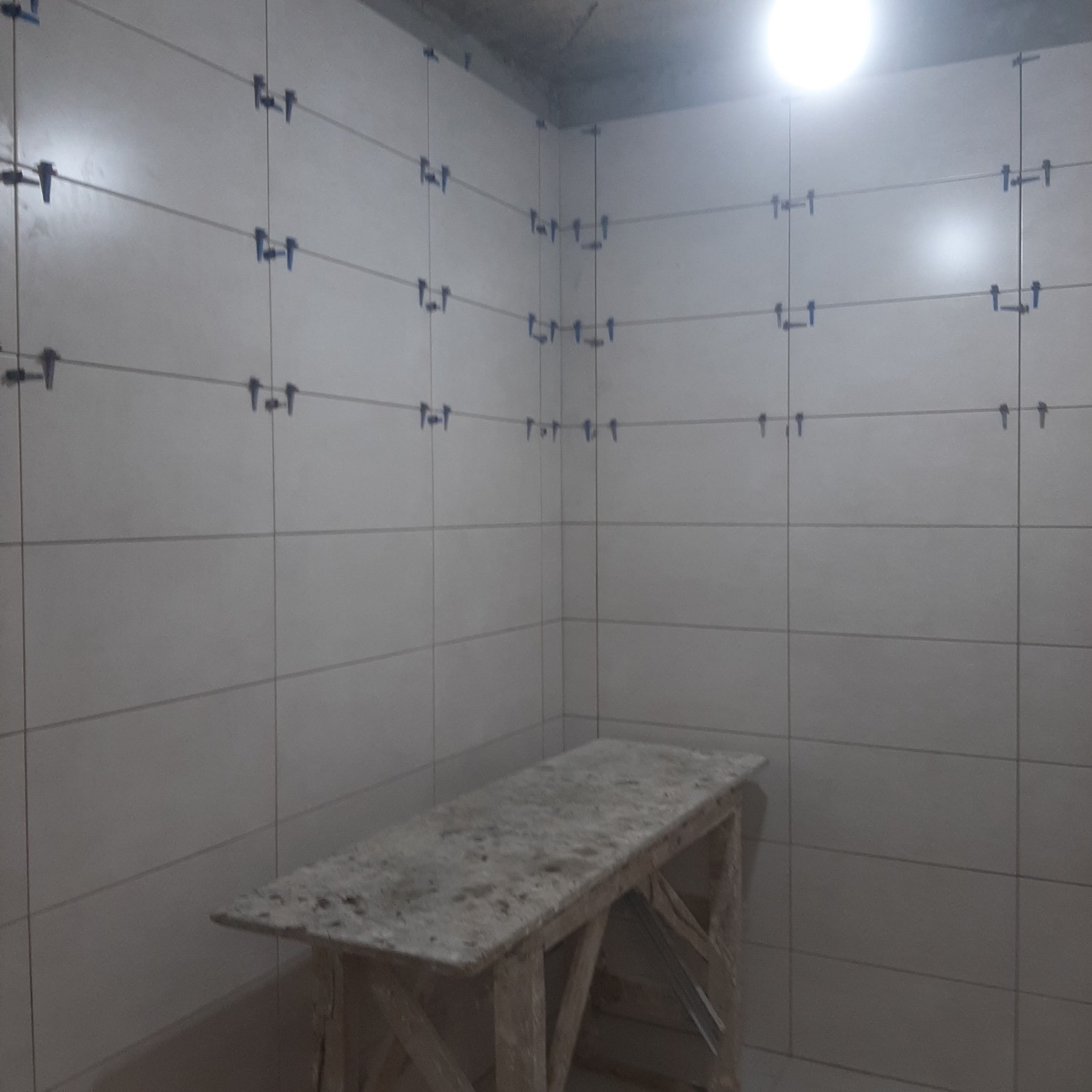 Плиточные работы в однокомнатной квартире 35м​² ЖК Файна Таун