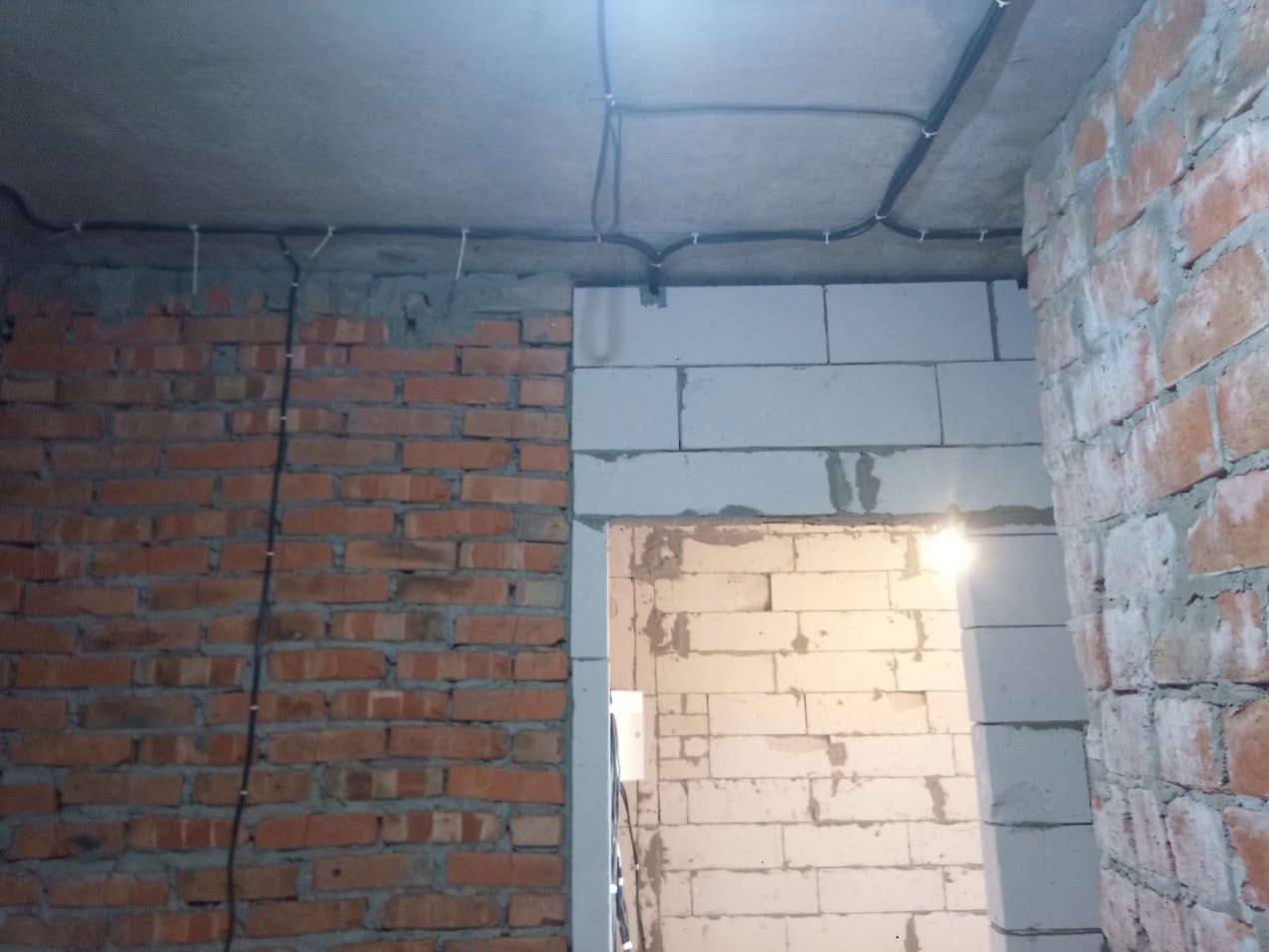 Электромонтаж в однокомнатной квартире 32,4м2 ЖК Метрополис