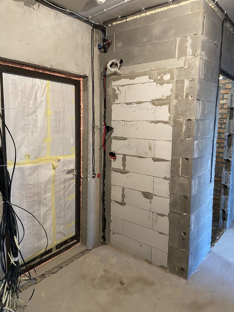 Электромонтаж в однокомнатной квартире 33,5м2 ЖК Новая Англия