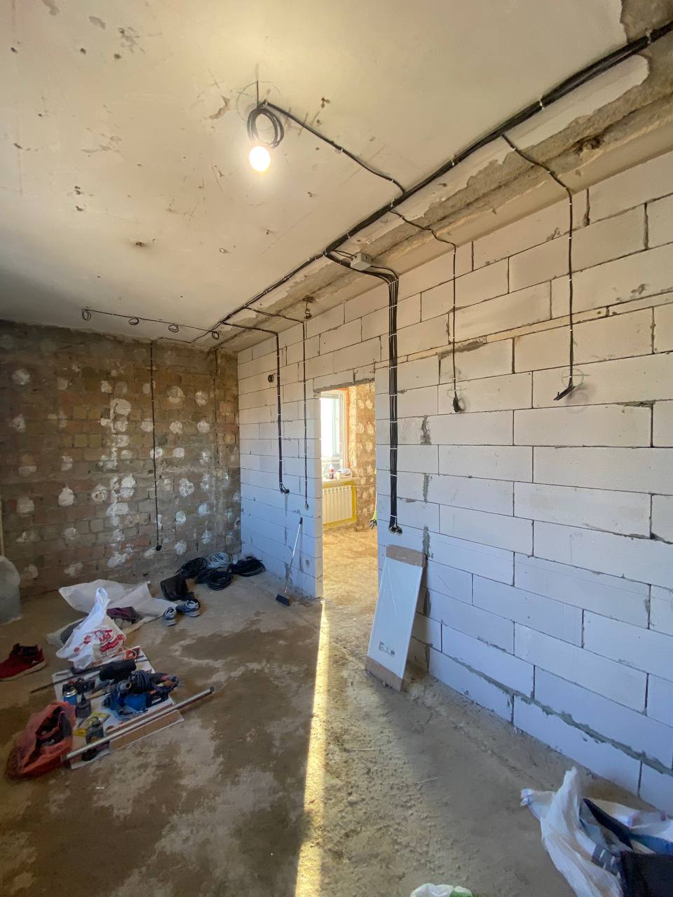 Монтаж кабеля