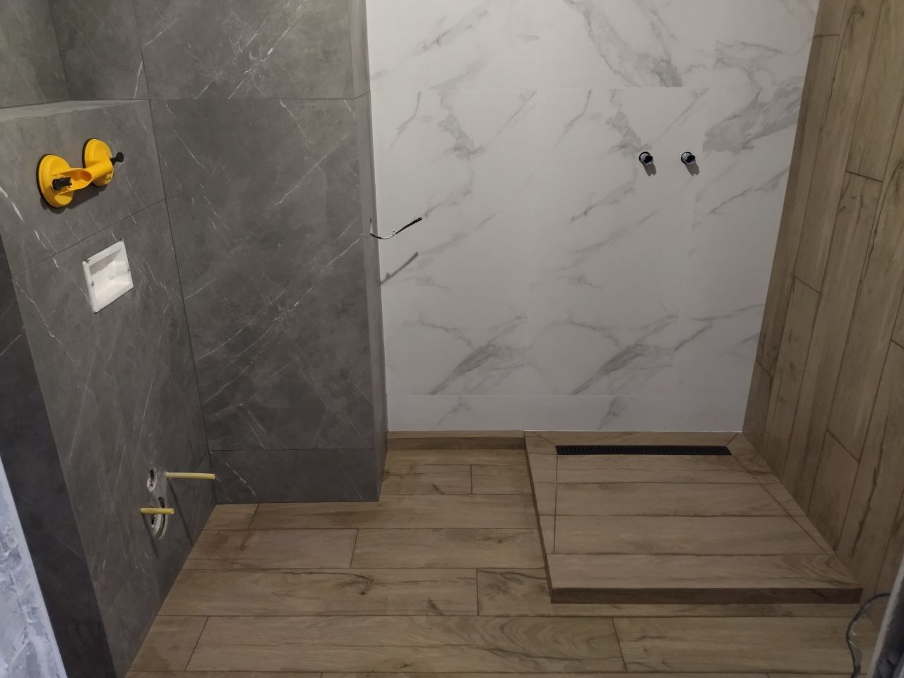 Плиточные работы в однокомнатной квартире 33,5м² ЖК Новая Англия