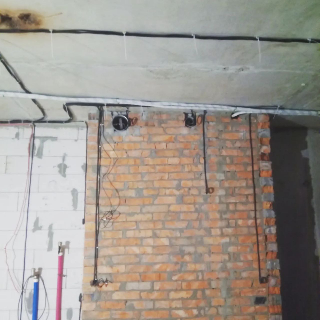 Электромонтаж в однокомнатной квартире 48м2 ЖК Метрополис