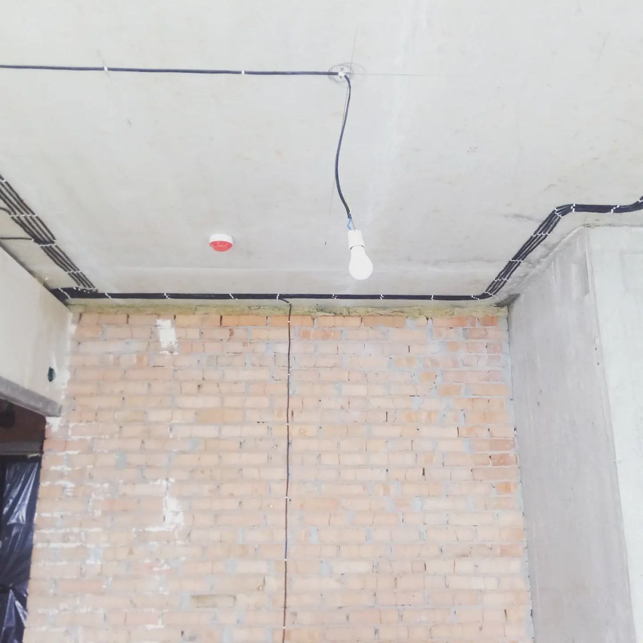 Электромонтаж в однокомнатной квартире 48м2 ЖК Метрополис