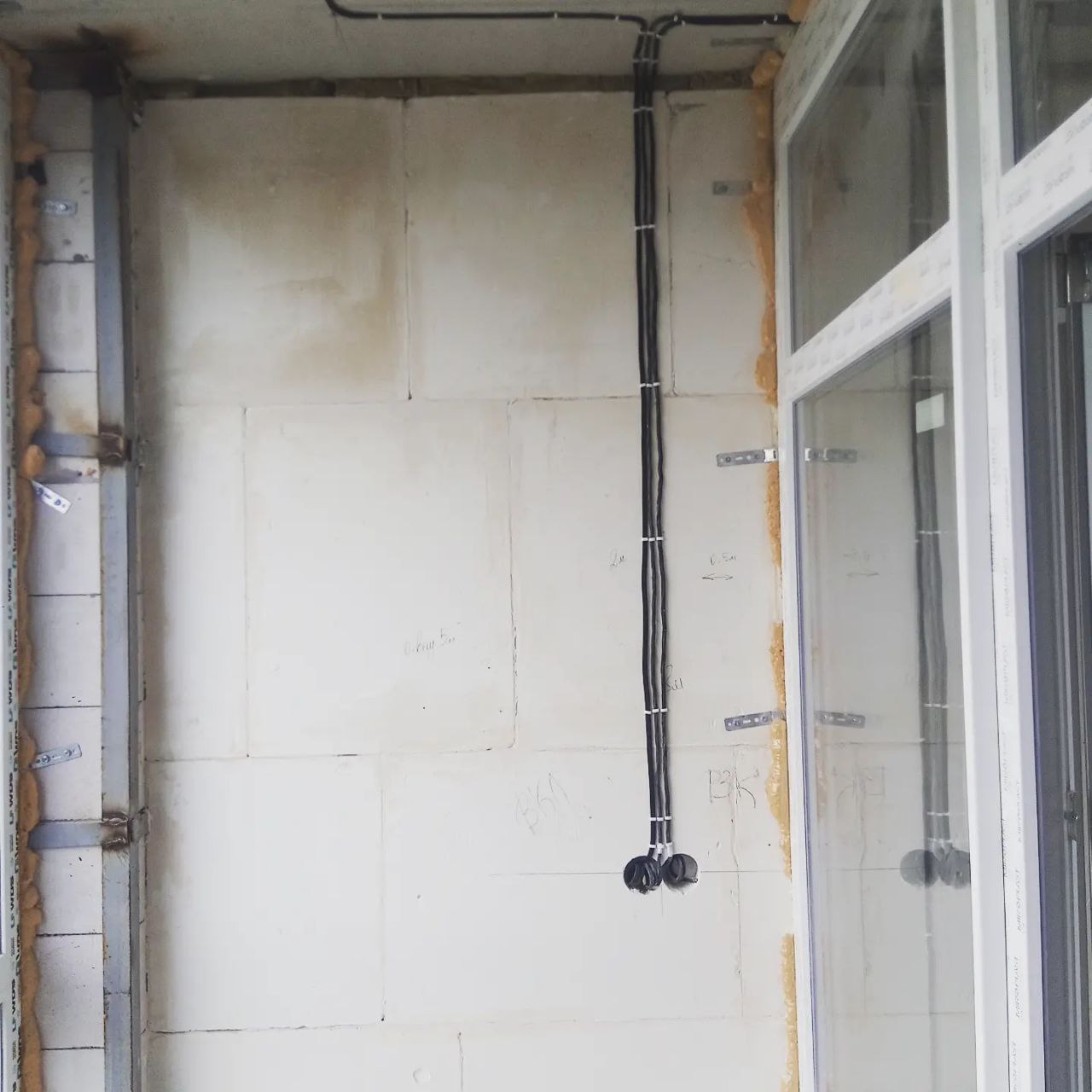 Электромонтаж в однокомнатной квартире 48м2 ЖК Метрополис