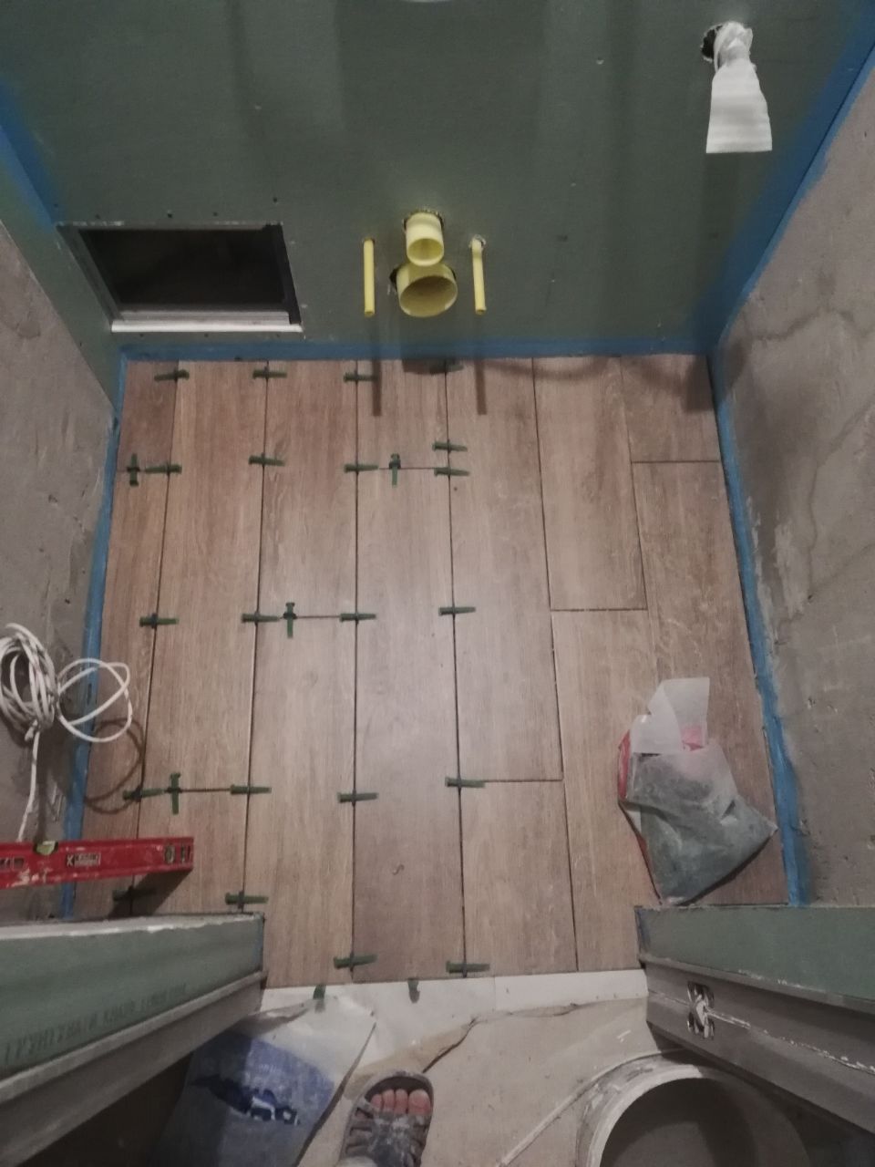 Плиточные работы в однокомнатной квартире 33,5м² ЖК Новая Англия